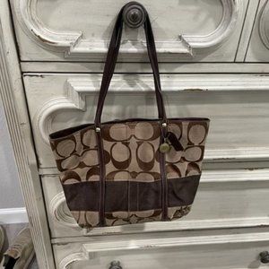 Tan Coach Bag